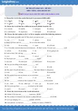 Đề thi giữa kì 2 Tiếng Anh 6 Right on! - Đề số 2